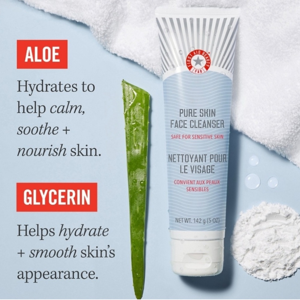 NEW First Aid Beauty Pure Skin Face Cleanser Factory Sealed